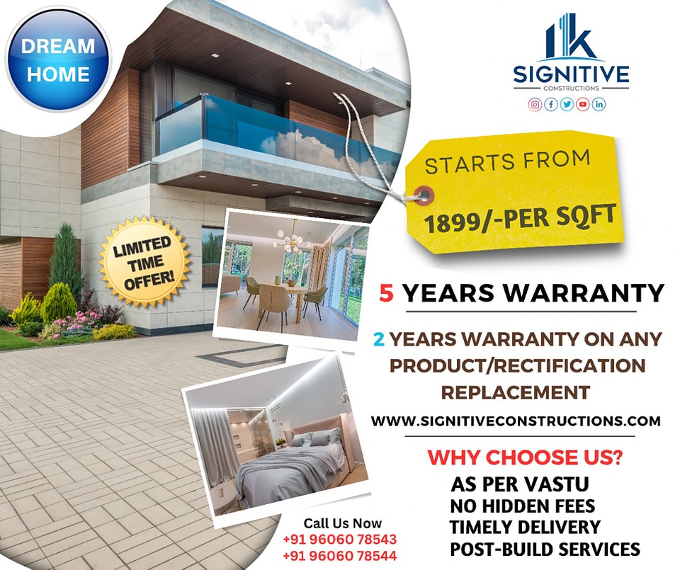 We are Top Rated Construction Firm In Hubli-Dharwad: We build your Dream Home